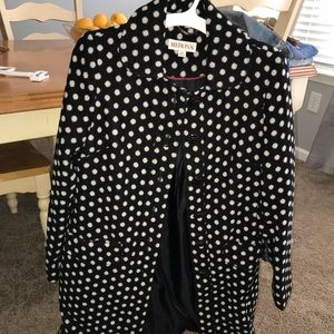 Polka dot coat